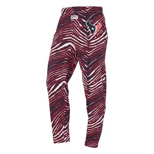 NFL Houston Texans Zubaz Men's Zebra Screen Print Pants - S : Target