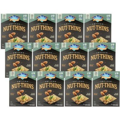 Blue Diamond Artisan Flax Seeds Nut Thins Crackers - 12 pack, 4.25 oz
