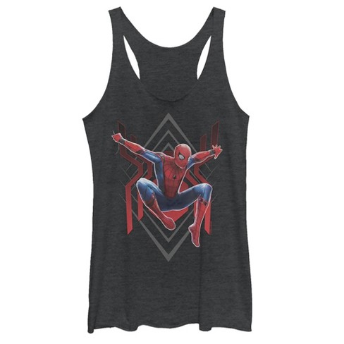 Women's Marvel Spider-Man: Far From Home Diamond Racerback Tank Top - image 1 of 3