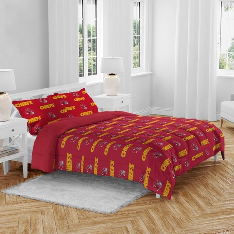 NCAA Kansas City Chiefs Homefield 3pc Bed in a Bag Set