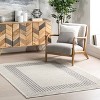Nuloom Nicka Striped Border Pet Friendly Machine Washable Area Rug - 2 of 4
