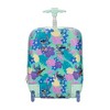 Disney Stitch Tropical Flower Print 2-Piece Youth EVA Wheeled Luggage & Travel Backpack Set - 3 of 4