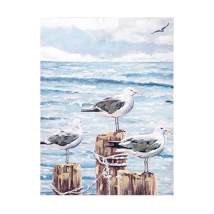 Beachcombers Seagulls Wall Art 23.62 x 31.5 x 1.18 Inches. - 1 of 1