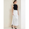 Allegra K Women's Sequin Velvet Elastic Waist Sparkle Party Maxi Skirt - 4 of 4