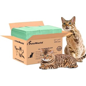 PETSWORLD Multi Cat Pad Refills for Cats Breeze Litter System, Ultra-Absorbent, Quick Dry - 1 of 4