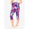 Woman Within Women's Plus Size Printed Pocket Capri - 3 of 4