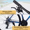 YONWAY 700C Aluminum Road Bike, 24 Speed Dual Disc Brake, for Men and Women - 3 of 4
