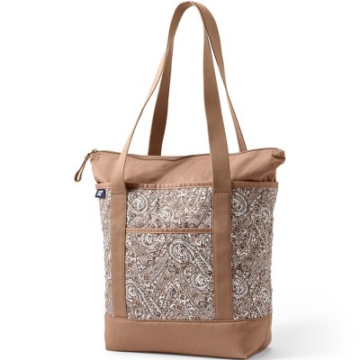 Lands' End Medium Classic Quilted Tote Bag
