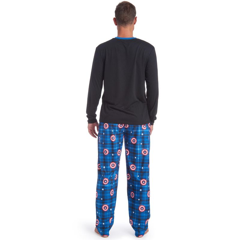 Marvel Spider-Man,Avengers Christmas Adult Pajama Shirt and Pants Sleep Set , 4 of 7