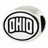 Black Bow Jewelry Sterling Silver & Enamel Ohio University Collegiate Bead Charm - 2 of 4