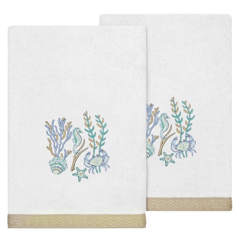 Alev Jacquard Bath/Hand Towel set Gray - Linum Home Textiles