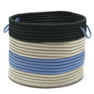 Colonial Mills Grove Baskets Banded Basket, 19 by 19 by 15-Inch, Grass