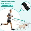 PetAmi Hands Free Dog Leash, Adjustable Waist Belt for Large Dog Walking Up to 125 lbs, Reflective Safety Bungee Running Hiking Jogging Biking - 2 of 4