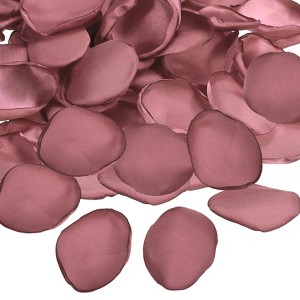 Unique Bargains Wedding Decor Romantic Night Aisle Silk Artificial Rose Petals 100 Pcs - 1 of 4