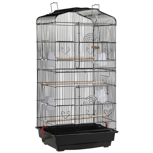 Bird cage outlet feeders