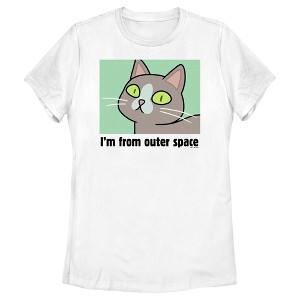 Women's Rick And Morty I'm from Outer Space T-Shirt - 1 of 4