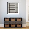 33" x 33" Composition No 1 by Piet Mondrian: Modern Giclee Print, Black Frame - Amanti Art - 4 of 4