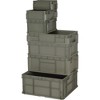 Quantum Storage Systems Stacker Straight Wall Container, 24"L X 15"W X 7-1/2"H, Up To 175 Lbs. - 2 of 4