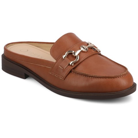 Женские туфли Journee Collection Journee Women's Rayla Loafers, Cognac PU 8
