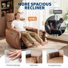 Jojoka Power Recliner Chair, PU Leather Swivel Rocker Recliner with USB Ports, Upholstered Nursery Glider Reclining Sofa Chair - 4 of 4