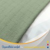 Color Sense 100% Cotton Warm & Cozy Super Soft Antimicrobial Basket Weave Blanket - 2 of 4