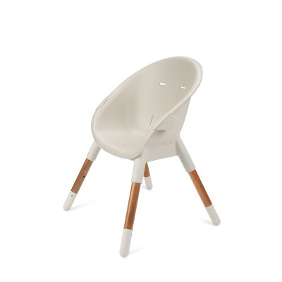 Convertible Oat Wooden High Chair with Detachable Tray