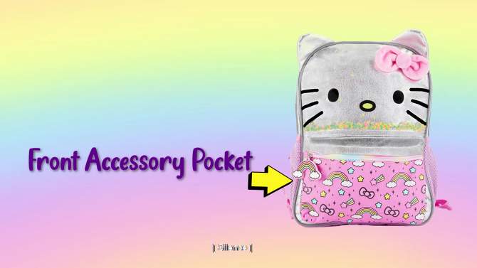 Hello Kitty Kids&#39; 16&#34; Backpack, 2 of 12, play video