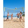 4 Square 14FT Volleyball Net Set, Portable 4-Way Outdoor Game Kit with Adjustable Heights, Ball, Pump, Hammer & Carry Bag - 3 of 4