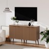 Sevobal Decorative Lockers, Self-Serve Lockers Recessed Cabinets In Kitchen and Dining Room Entrance Cabinets, Brown 23.6*11.8*27.6 - 2 of 4