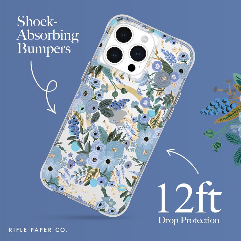 Rifle Paper Co. Apple iPhone 15 Pro Max MagSafe Compatible Floral Case, 2 of 8