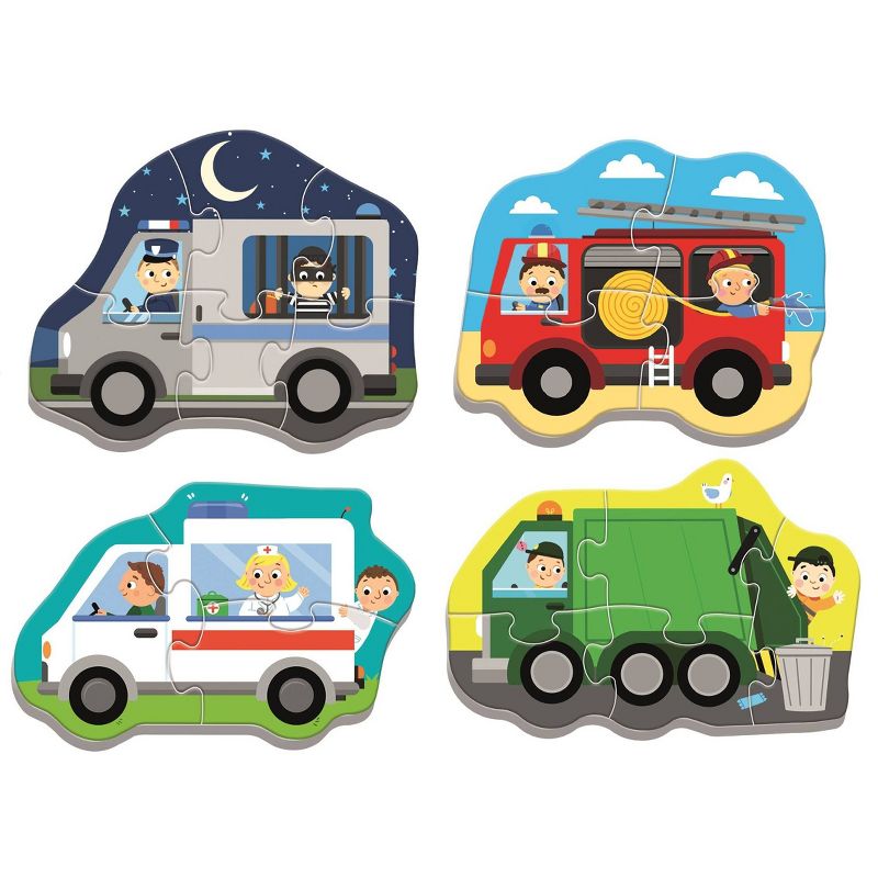 Trefl Vehicles and Jobs Jigsaw Puzzle for Toddlers - 8pc: Educational Toy, Fine Motor & Memory Skills, 1+ Year, 3 of 8