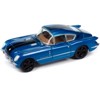 1954 Chevrolet Corvair Concept Car Bright Blue Metallic with Black Stripes Limited Ed 1/64 Diecast Model Car by Johnny Lightning - 2 of 3