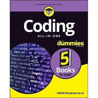 Coding All-In-One for Dummies - (For Dummies (Computers)) by  Nikhil Abraham (Paperback)