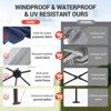 79.5" Portable Gazebo Tent, Outdoor Canopy Tent with Mosquito Netting, Double-Layer Pop Up Canopy for Backyard & Patio, Weather-Resistant Pergola - 4 of 4
