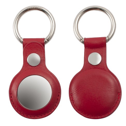 Lanyard Key Holder In Leather Red Toscanella