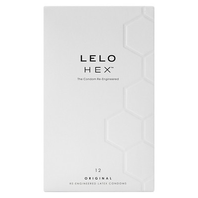 Lelo Hex Fragrance free Original Condoms - 12ct