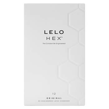 LELO Hex Fragrance free Original Condoms - 12ct