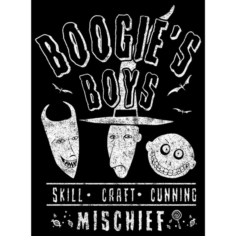 Men's The Nightmare Before Christmas Halloween Lock Shock and Barrel Boogie's Boys T-Shirt, 2 of 6