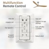 60 Inch Smart Ceiling Fan No Light and Remote/APP/Voice Control Work with Alexa 3 ABS Blades Fan with 3 Downrod 6 Speed Outdoor Indoor Ceiling Fan - 4 of 4