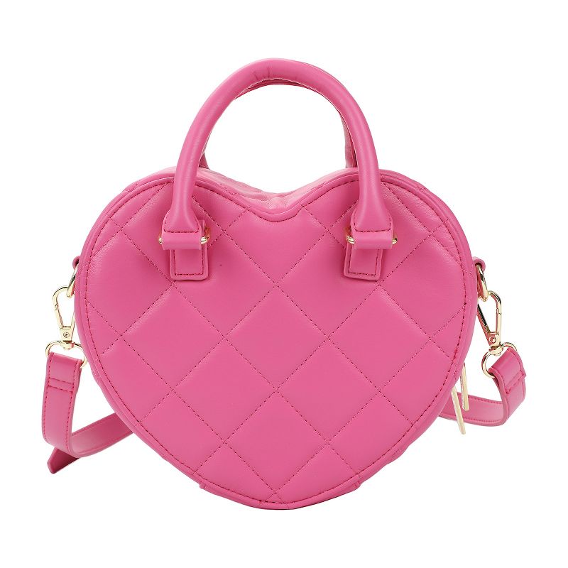 Emily In Paris Women's Pink Heart-Shaped Crossbody Handbag, 2 of 7