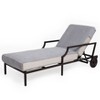 Linum Home Textiles 100% Turkish Cotton Standard Size Chaise Lounge Cover - 2 of 3