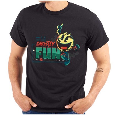 PACMAN Halloween Video Game Ghostly Fun Graphic T Shirt Men or Women Brisco Brands