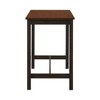Simple Relax 4-piece Wooden Counter Height Dining Set in Chestnut and Dark Brown - 4 of 4
