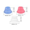 Unique Bargains Silicone Universal Fit Hose Laundry Drain Pipe Sewer Seal Ring 3 Pcs - 2 of 4