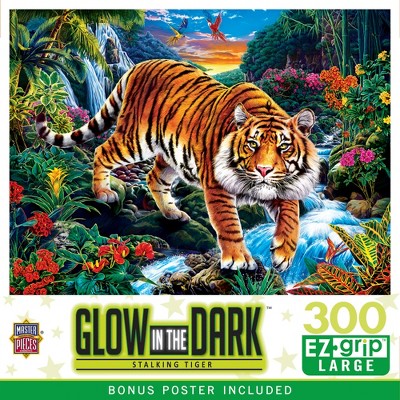 MasterPieces 300 Piece EZ Grip Jigsaw Puzzle - Tiger's Roar - 18"x24"