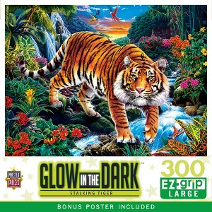 MasterPieces 300 Piece EZ Grip Jigsaw Puzzle - Tiger's Roar - 18"x24" - 1 of 4