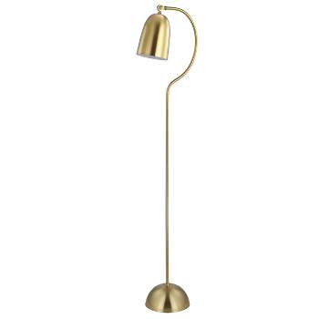 Zeid Floor Lamp - Brass Gold - Safavieh.