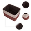 REGALWOVEN Fabric Collapsible Lightweight Open Storage Bins 15 x 11 x 9.4 Inch 3 Packs - 3 of 4