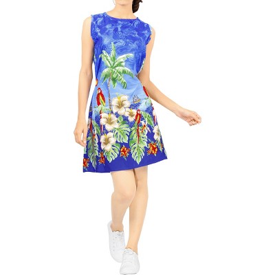 LA LEELA Women's Mini Beachwear Swim Suit Vacation Dress Summer Loose Casual Bathing Suit Cover Ups