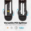 MEDca Pill Cutter for Small Pills: Multiple Splitter Cutters for to Large Pills, Multi Tablet Split w/ Accurate Alignment Cutter, Safety-Blade Guard - 3 of 4